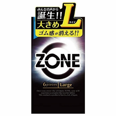 ZONE ゾーン コンドーム Lサイズ 6個入
